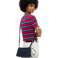 Tommy Hilfiger Soft Nylon Mini Crossover - Bolso bandolera 26 cm (space blue)