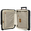 Brics Bellagio - 4 - Rollen - Kabinentrolley mit Vortasche 55 cm erw. recycelt (black/tan) - Markenkoffer