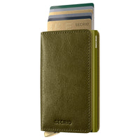 Secrid Premium Basco Slimwallet - Geldbörse RFID 6.5 cm (olive+) - Ansicht 2