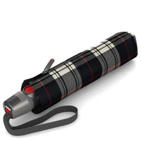 Knirps T.200 M Duomatic - Taschenschirm Regenschirm (check black/white) - Ansicht 2