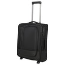Travelite Crosslite - 2-Rollen-Kabinentrolley S 54 cm erw. (black) - Ansicht 2