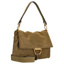 abro Temi Suede - Schultertasche medium 26 cm (mud) - Ansicht 5