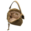 abro Temi Suede - Schultertasche medium 26 cm (mud) - Ansicht 6