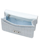 Seidenfelt Roros East-West Tweed - Umhängetasche 23 cm (sea blue tweed) - Ansicht 6