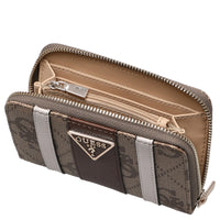 Guess Laurel II SLG Medium Zip - Cartera 4 tarjetas 14 cm (logo carbón)