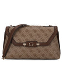 Guess Lindsey XBody Flap - Umhängetasche 27 cm (latte logo)