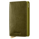 Secrid Premium Basco Slimwallet - Geldbörse RFID 6.5 cm (olive+)