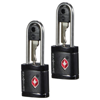 Samsonite Travel Safe Key Lock TSA - 2 piezas, llave - cerradura (color: negro)