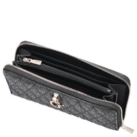 Guess Tamara SLG Zip Around Wallet L - Cartera 12cc 20 cm (black)