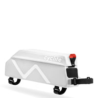 Cyclite Top Tube Bag / 03 - Bolsa para cuadro (Bikepacking) 25 cm (gris claro)