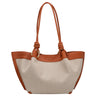Coccinelle Finn Canvas - Henkeltasche 25 cm (natural/crab)