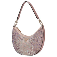 Guess Tasmin Mini - Bolso de hombro 21 cm (rosa claro)
