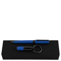 BOSS Set Gear - Schreibset 2tlg. (matrix blue) - Markenkoffer