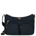 Brics X-Bag Shopper M - Schultertasche 34 cm (ocean blue)