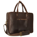 Buckle & Seam Albert - Aktentasche XL 41 cm (brown/blue) - Ansicht 5