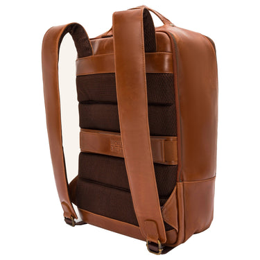 Buckle & Seam Leon - Rucksack 15" 41 cm (cognac/dots) - Markenkoffer