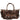 Buckle & Seam Linwood Weekender - Reisetasche 50 cm Leder (brown/blue) - Markenkoffer