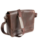 Buckle & Seam Times - Messenger Bag 15.7" 36 cm (braun-getupft) - Ansicht 2