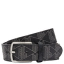 Lacoste The Blend Geschenkset - Kreditkartenetui und Gürtel (monogram noir gris, 90 cm) - Ansicht 2