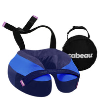 Cabeau The Neck's Evolution S3 - Nackenkissen inkl. Ohrstöpsel 25 cm (dark blue/navy/sidney)