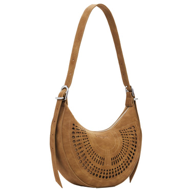 Desigual Orbis Cascais - Bolso de hombro 29 cm (color: camel)