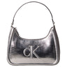 Calvin Klein Bold Monogram Metall - Schultertasche 43 cm (silver metallic)