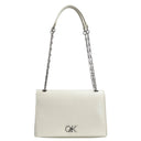 Calvin Klein CK Re - Lock - Umhängetasche M 24 cm (lily white) - Markenkoffer