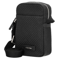 Calvin Klein Embossed Wovan - Umhängetasche 17 cm (black) - Ansicht 2