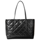 Calvin Klein Quilted Emblem - Shopper 37 cm (black)