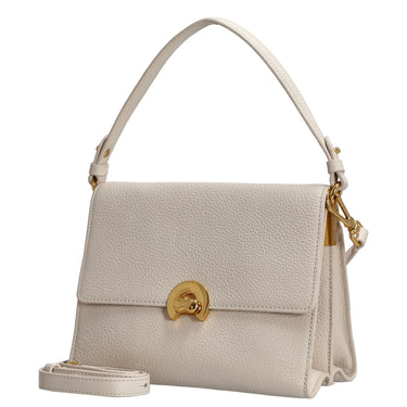 Coccinelle Binxie - Schultertasche 23 cm (lambskin white) - Markenkoffer