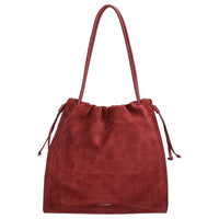 Coccinelle Dulse Suede - Beuteltasche 40 cm (ribes) - Ansicht 4