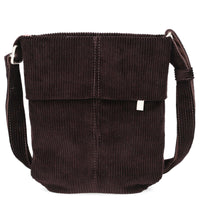 zwei Mademoiselle M45 - Schultertasche 22 cm (cord-espresso) - Ansicht 4