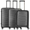 Travelite Air Base - 4-Rollen-Trolley Set 3tlg. L/M/S Vortasche (anthracite)