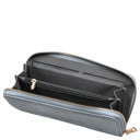 Seidenfelt Smilla - Damen- Geldbörse 19 cm (denim in blue) - Ansicht 2