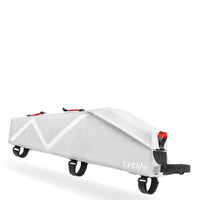Cyclite Top Tube Bag Large / 02 - Bolsa de cuadro (Bikepacking) 42 cm (gris claro)