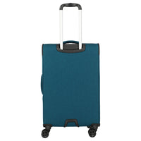 Travelite Kick Off - 4-Rollen-Trolley M 67 cm erw. (petrol)