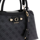 Guess Lindsey Satchel - Henkeltasche 36 cm (coal logo) - Ansicht 8