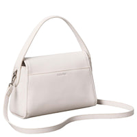 Calvin Klein Emblem Pebb - Bolso de hombro (white alyssum)