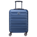 Delsey Paris Air Armour Slimline - 4 - Rollen Kabinentrolley S 55 cm (nachtblau) - Markenkoffer