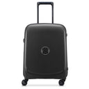 Delsey Paris Belmont Plus Slim Line - 4 - Rollen - Kabinentrolley recycelt 55 cm (schwarz) - Markenkoffer