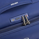 Delsey Paris Brochant 2.0 - 4 - Rollen - Kabinentrolley S 55 cm erw. (blau) - Markenkoffer