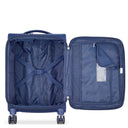Delsey Paris Brochant 2.0 - 4 - Rollen - Kabinentrolley S 55 cm erw. (blau) - Markenkoffer