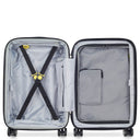 Delsey Paris Shadow 5.0 - 4 - Rollen - Kabinentrolley mit Vordertasche S 55 cm erw. USB (schwarz) - Markenkoffer