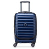 Delsey Paris Shadow 5.0 - 4 - Rollen - Kabinentrolley mit Vortasche S 55 cm erw. USB (marineblau) - Markenkoffer
