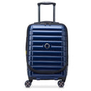 Delsey Paris Shadow 5.0 - 4-Rollen-Kabinentrolley mit Vortasche S 55 cm erw. USB (marineblau)