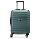 Delsey Paris Shadow 5.0 - 4-Rollen-Kabinentrolley Slim Line USB 55 cm (grün)