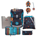DerDieDas ErgoFlex Easy - Schulranzen Set 5tlg. 950 g (Ninja Fighter)