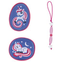 DerDieDas ErgoFlex Light Exklusiv Superflash - Schulranzen Set 5tlg. 800g (Magic Unicorn) - Markenkoffer