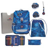 DerDieDas ErgoFlex Superlight - Schulrucksack Set 5tlg. 650g (Turbo Speed) - Markenkoffer
