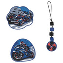 DerDieDas ErgoFlex Superlight - Schulrucksack Set 5tlg. 650g (Turbo Speed) - Markenkoffer